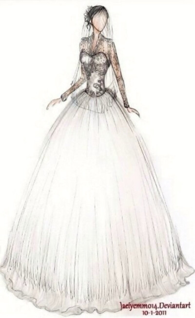 Joanna Marie美到爆的手绘晚礼服