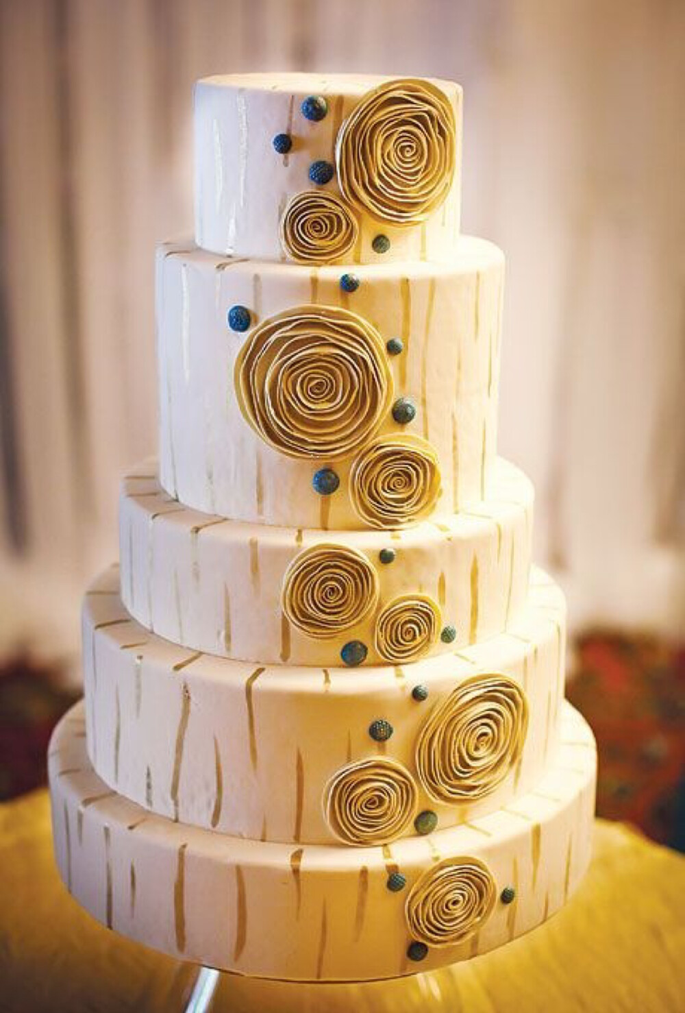 翻糖蛋糕创意生日纪念周年婚礼鲜花布置