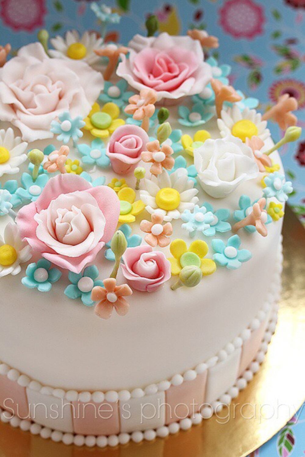 翻糖 蛋糕 创意 生日 纪念 周年 婚礼 鲜花 布置