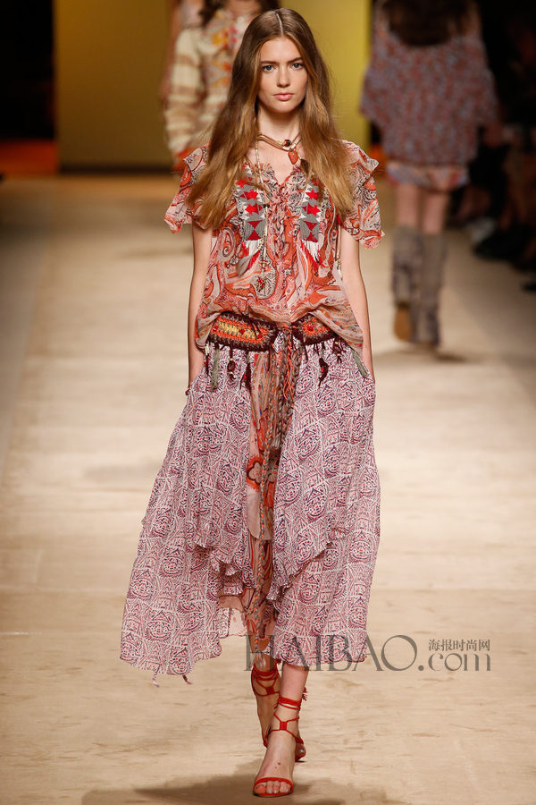 2015春夏米兰时装周：艾绰 (Etro) 2015春夏女装秀