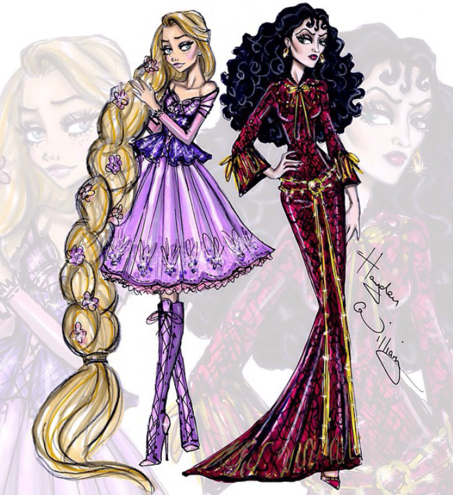 来自Hayden Williamy .Princess Vs Vallianess. Rapunzel and Mother Gothel