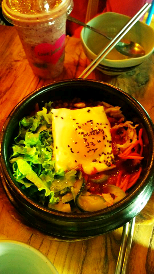 早安明洞 韩国料理 韩式拌饭 美味 摄影 