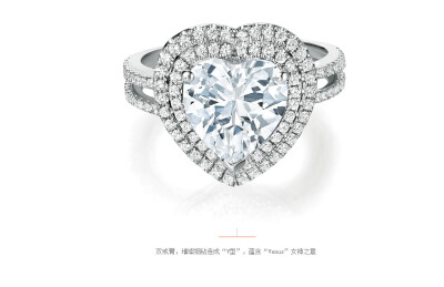 My Heart系列-奢华款-将我的心刻入璀璨的钻石，呈现给最爱的你。#Darry Ring一生仅能定制一枚# http://www.darryring.com/