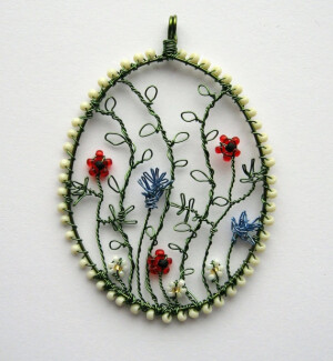 绕线 手工 设计 复古 （图片来自品pinterest）