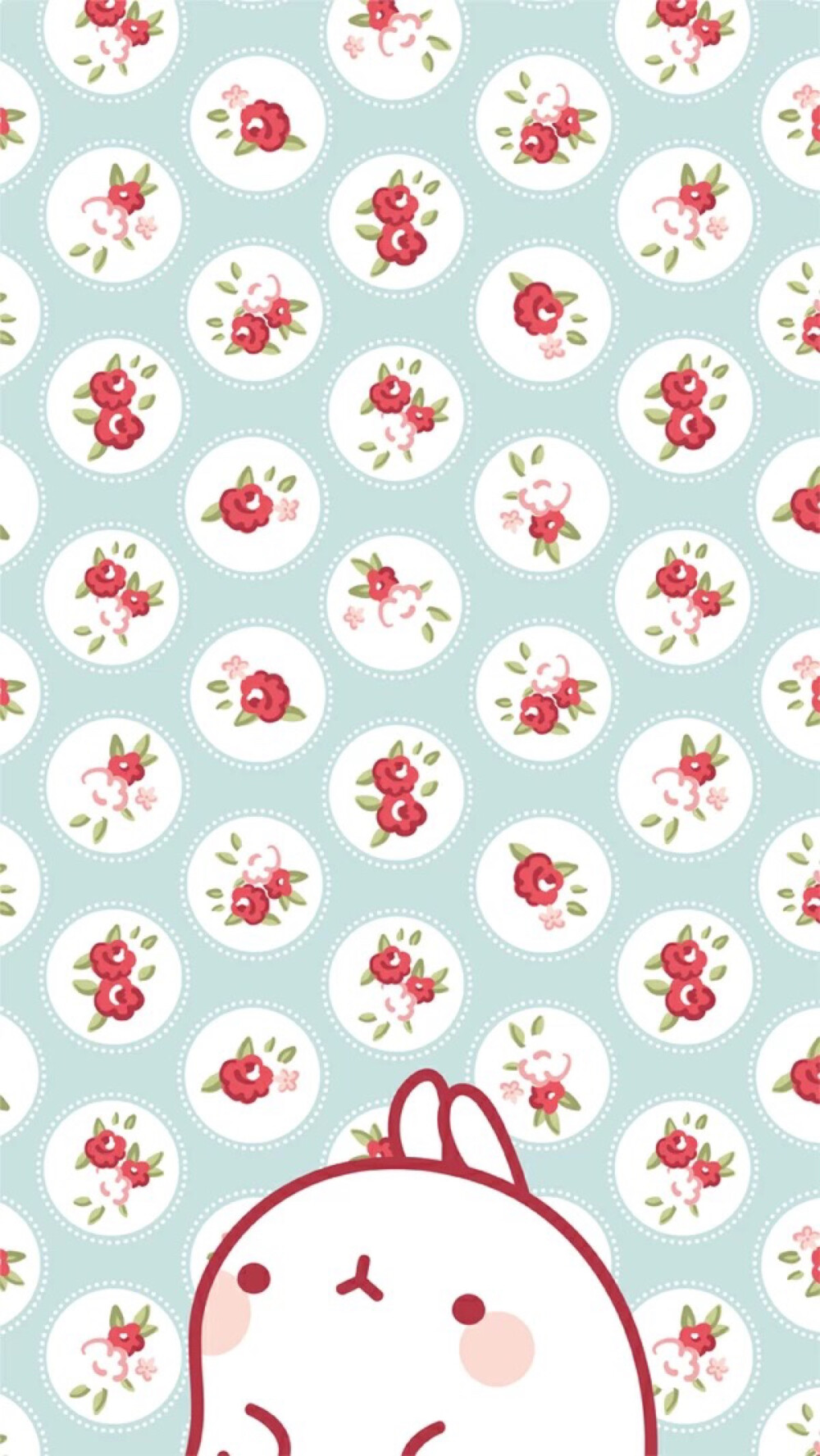 彼岸花。IPhone壁纸，碎花，平铺。