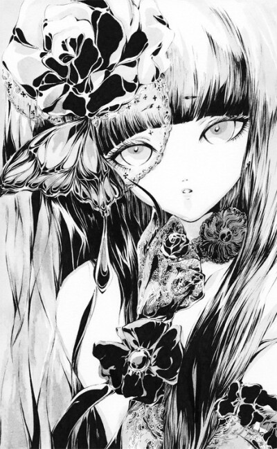 黑白杂图 忘川之上，桑梓之下。