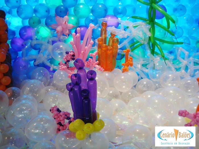 魔术气球 手工 气氛装饰 （图片来自pinterest）