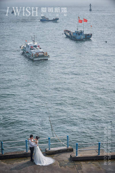 东极岛 海边婚纱