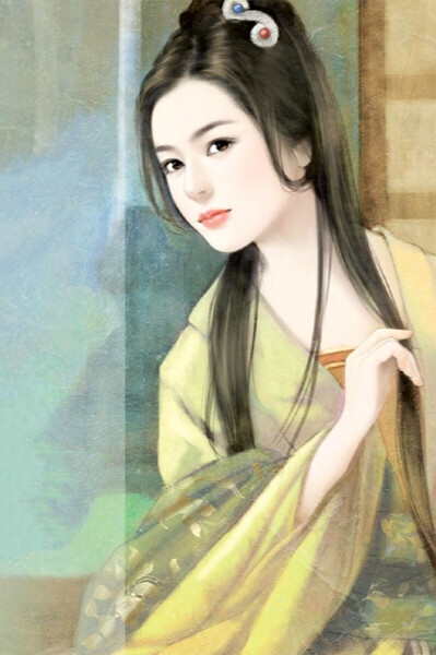 彼岸花。古风，手绘，美人。