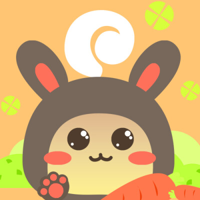 饭小萌的十二生肖系列 兔