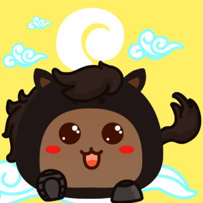 饭小萌的十二生肖系列 马