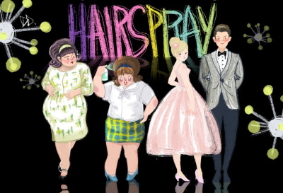 发胶 Hairspray/ 改编自百老汇散发着60年代星光熠熠的梦想歌舞剧。 就像电影一开始翠西唱的“Good morning Baltimore ，Every day's like an open door ，Every night is a fantasy ，Every sound's like a symphon…