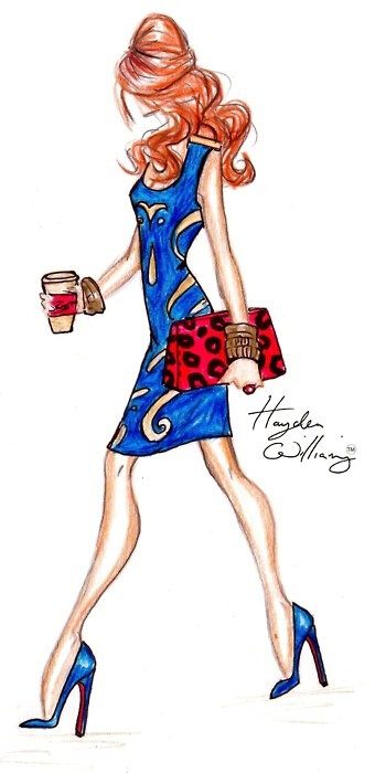 On The Go Chic: Pre-Fall 2011 printed sheath dress by Hayden Williams, ‘Pigalle’ stiletto pumps by Christian Louboutin and printed clutch