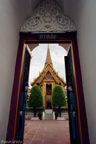 Bangkok,Thailand。（Photo by Fannie Wu）曼谷处处有寺庙。