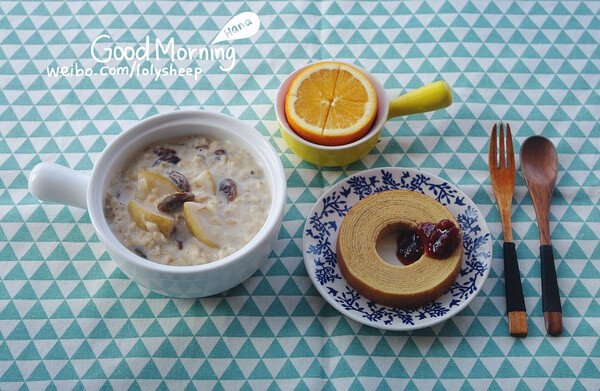 吃吃喝喝又一年【Oat Meal，年轮蛋糕，甜橙】