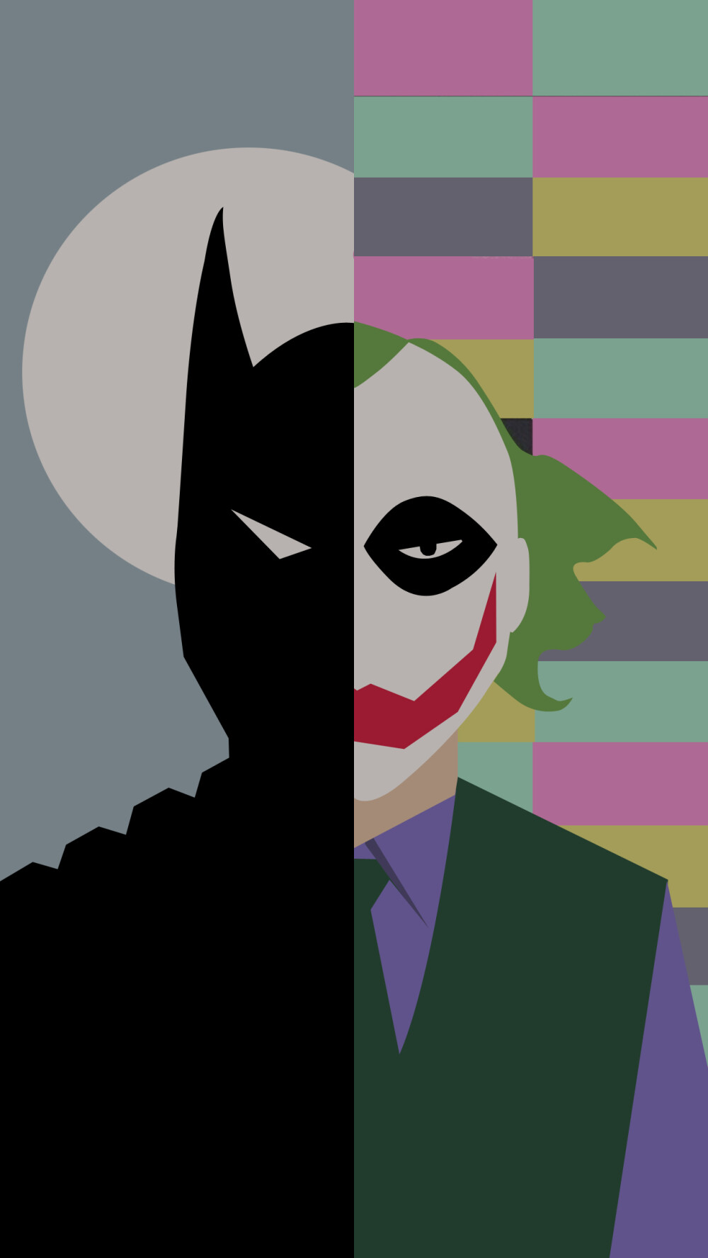 蝙蝠侠动画片小丑图片
