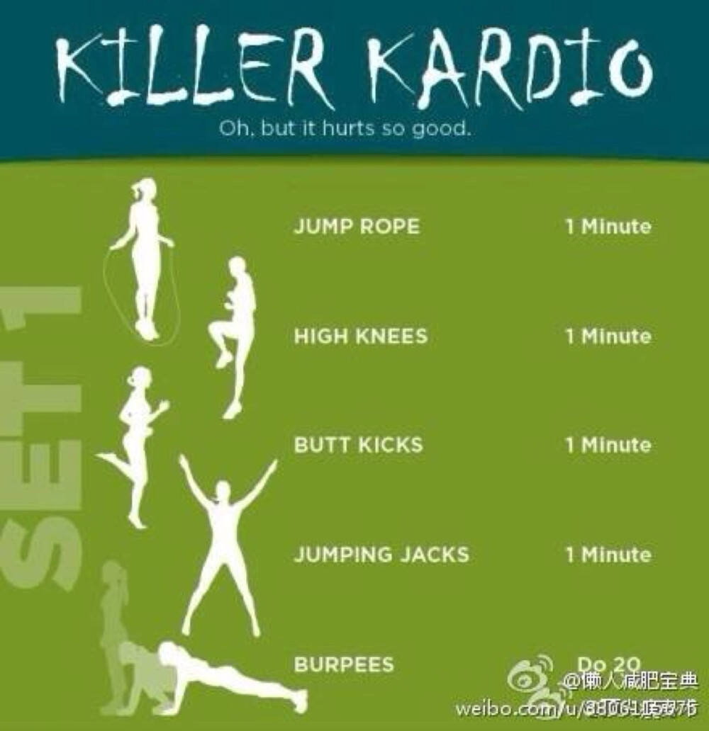 5个动作 一分钟