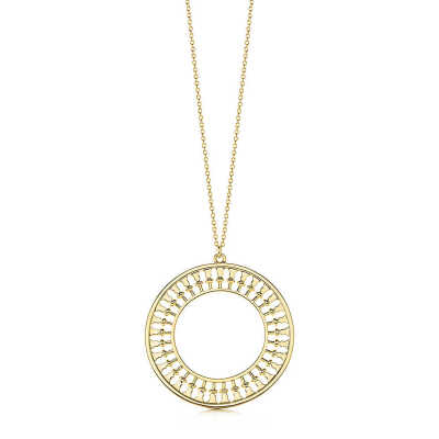 Paloma's Venezia Stella medallion pendant in 18k gold, large. Tiffany &amp;amp; Co.