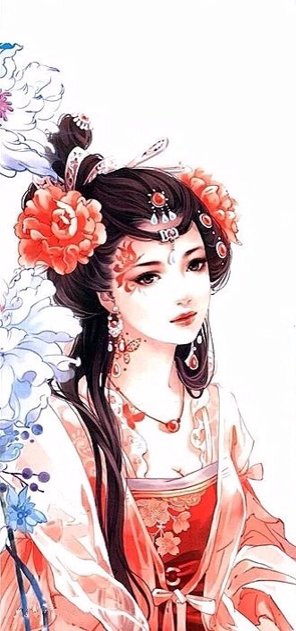 彼岸花古风手绘