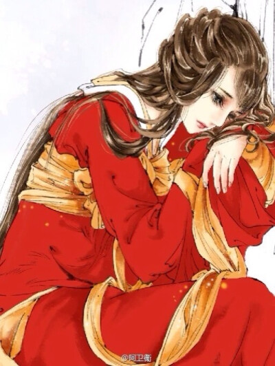 彼岸花古风手绘