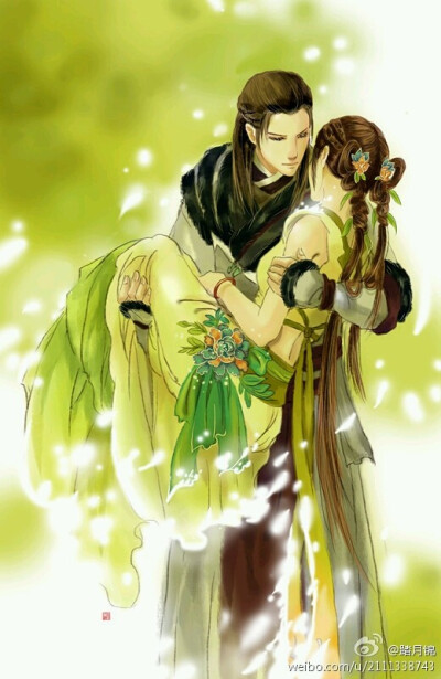 彼岸花古风手绘