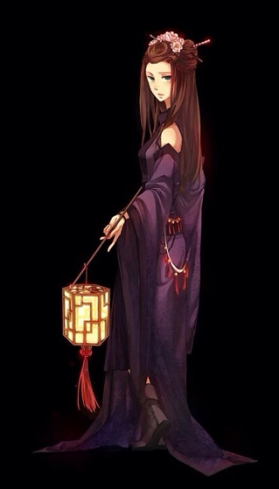 彼岸花古风手绘