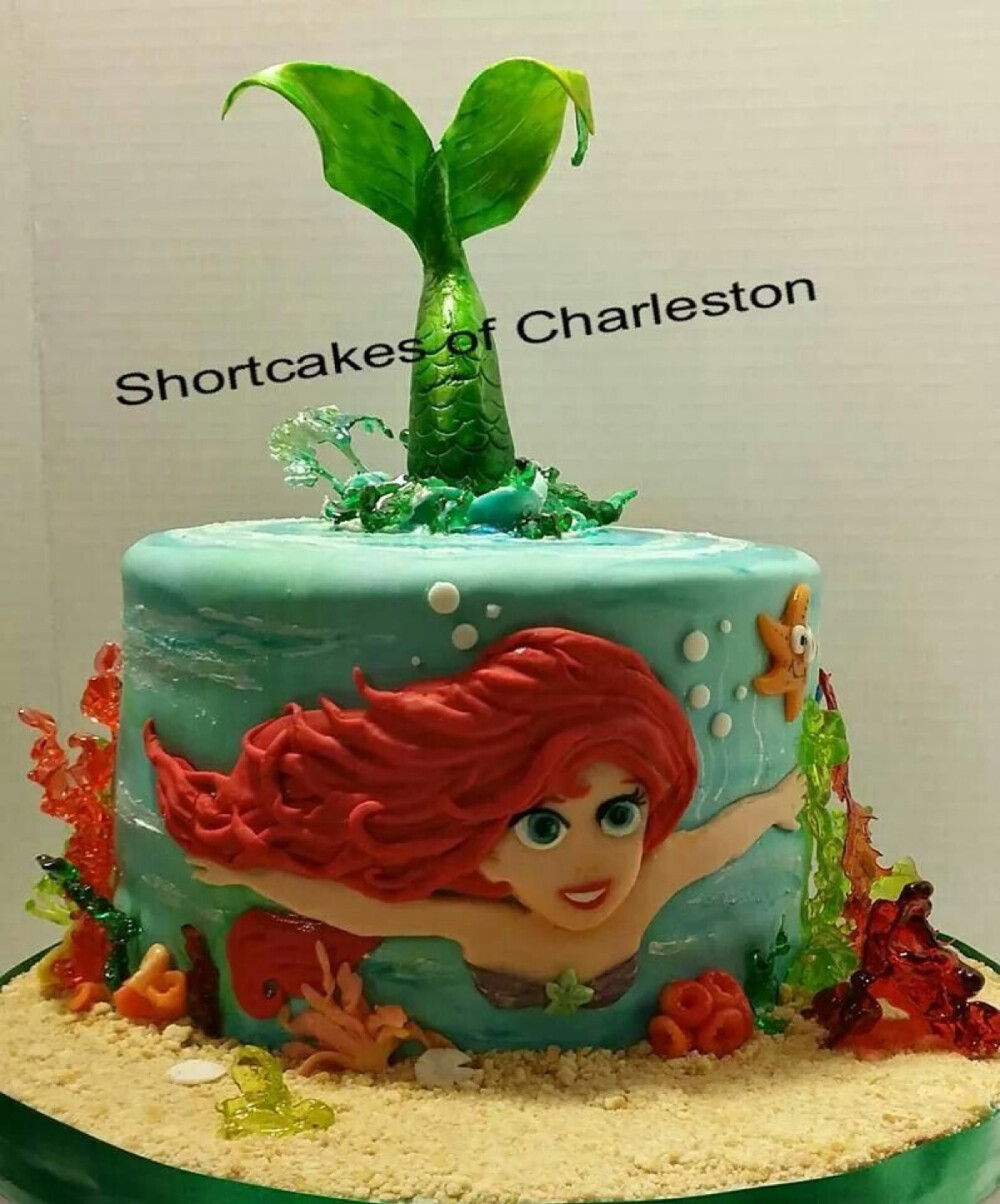 翻糖蛋糕美人鱼