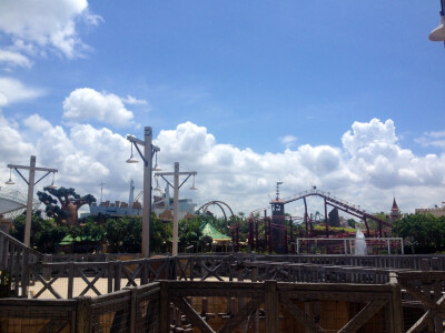 Roller Coaster in Sentosa inSingapore