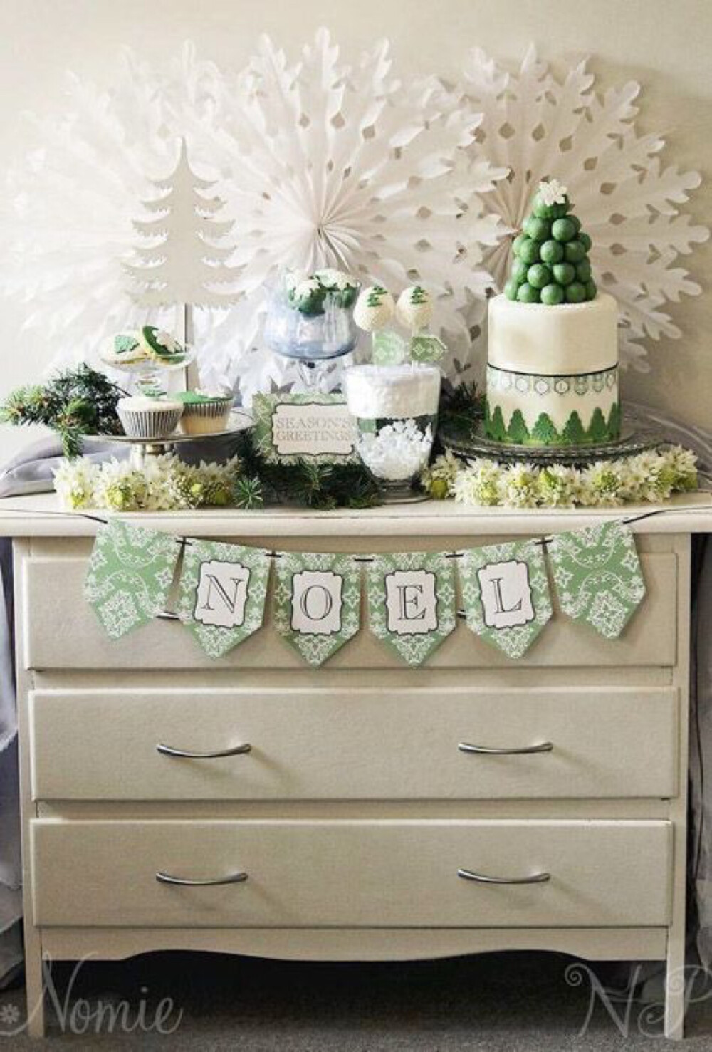 圣诞 派对 马卡龙