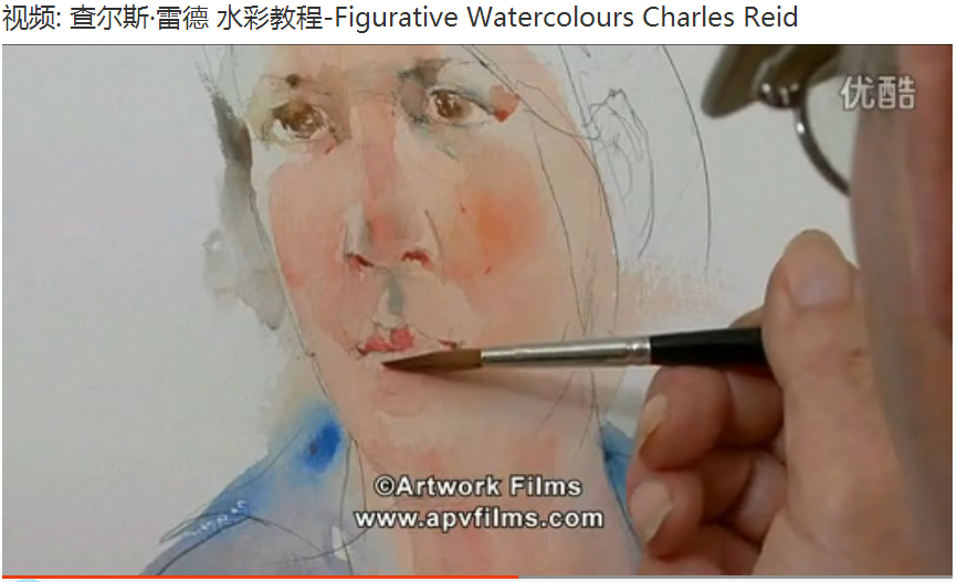 水彩教程篇 | 查尔斯·雷德 水彩教程-Figurative Watercolours Charles Reid