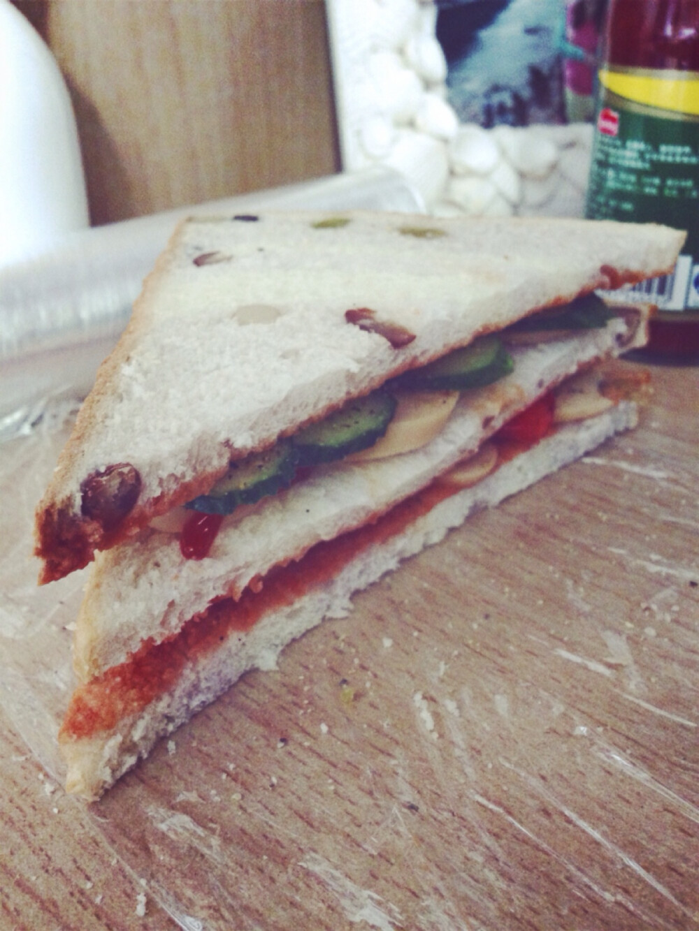 homemade sandwich