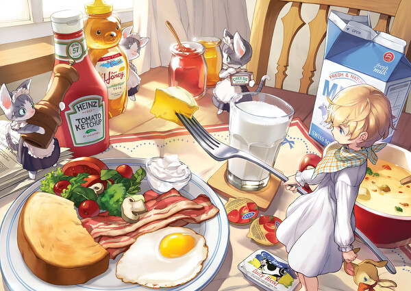 brunch table | comet [pixiv]