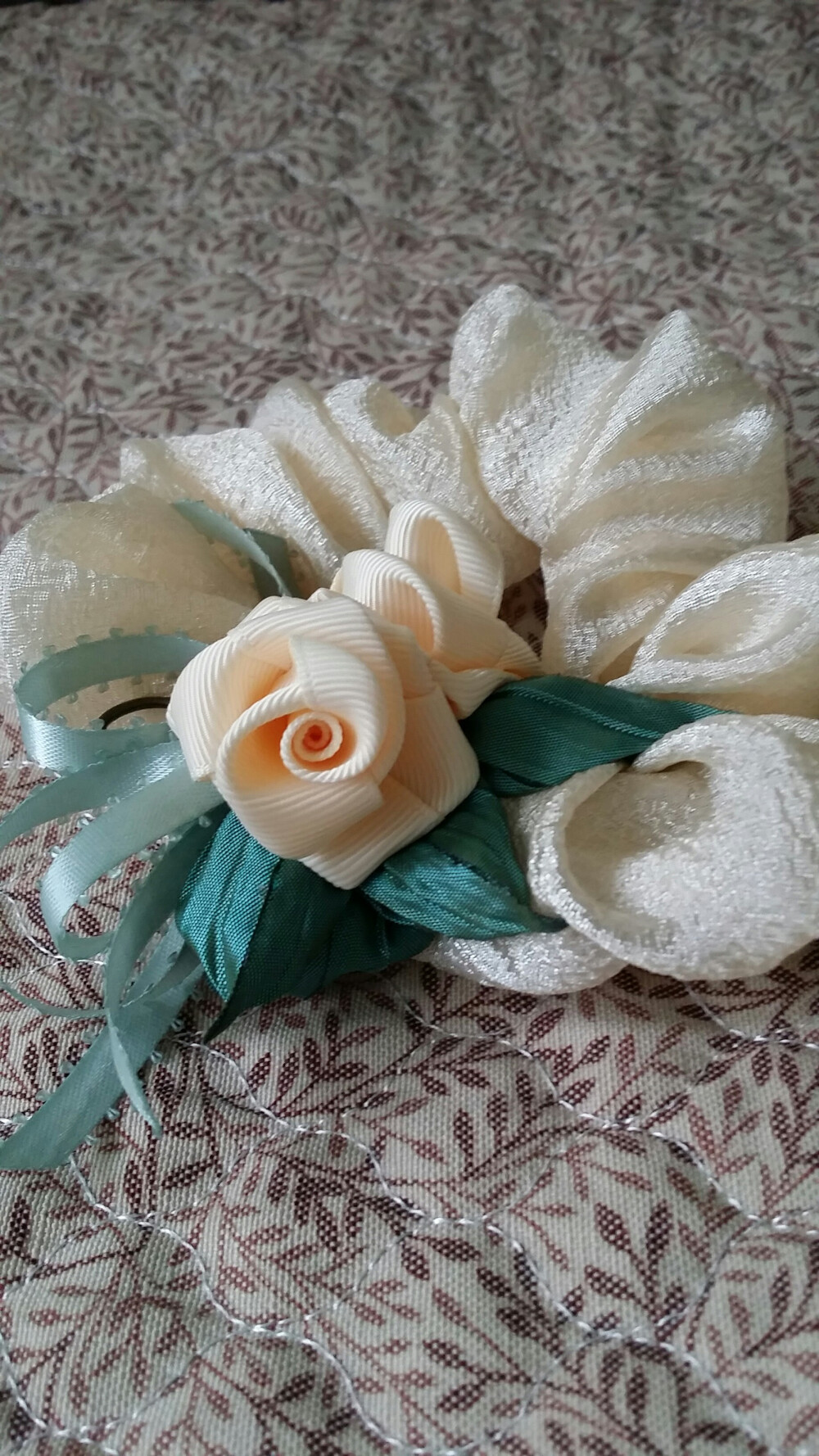 典子头饰~布艺发圈~