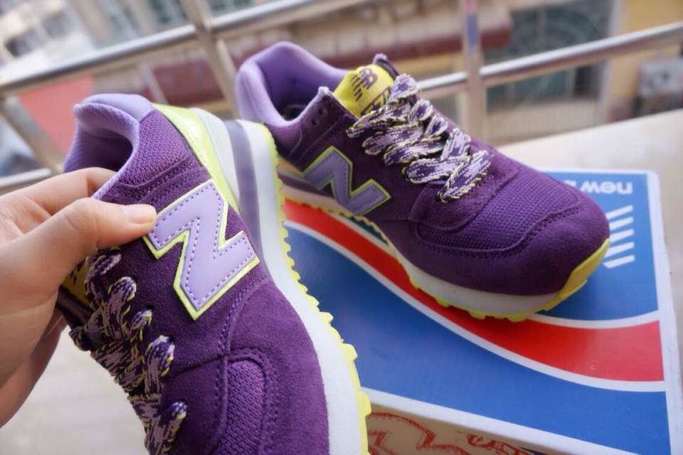 【卷饼鞋铺】New Balance 574..糖果紫.. 36-39 女鞋