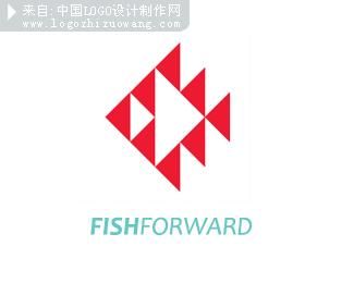 鱼 logo 标志 平面 设计