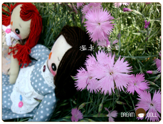 乡村娃娃【温柔的春日】，有故事的娃娃 http://dreamdoll.taobao.com