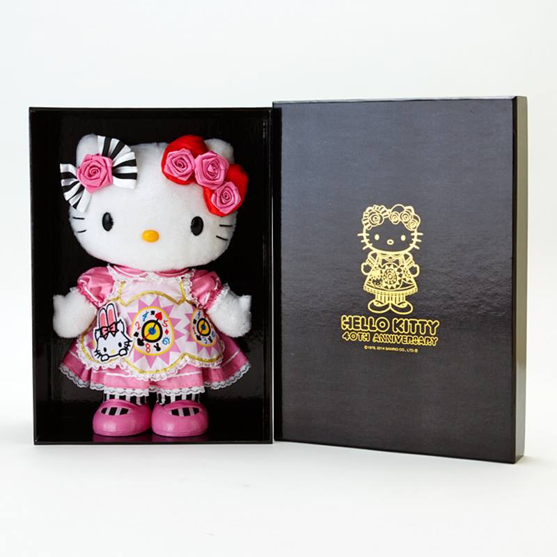  Hello Kitty 40週年 愛麗絲粉紅公仔 Boxset 華麗時(shí)尚的Hello Kitty 粉紅愛麗絲 40週年公仔.Kitty Fans 絕對珍藏!!