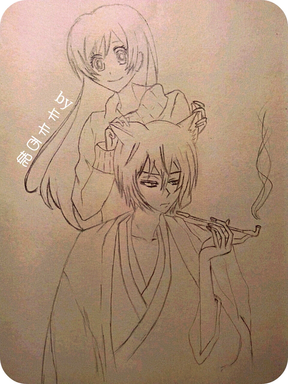 #元气少女缘结神#我爱她，这个世界最重要的，就算拿任何东西交换也好，也想共度此生。——巴卫