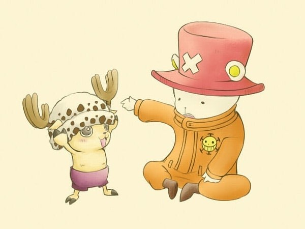 萌乔巴和萌贝波╭(╯ε╰)╮