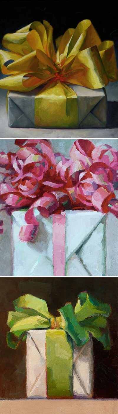 present paintings. Karen Appleton. I wish I could give something this beautiful.