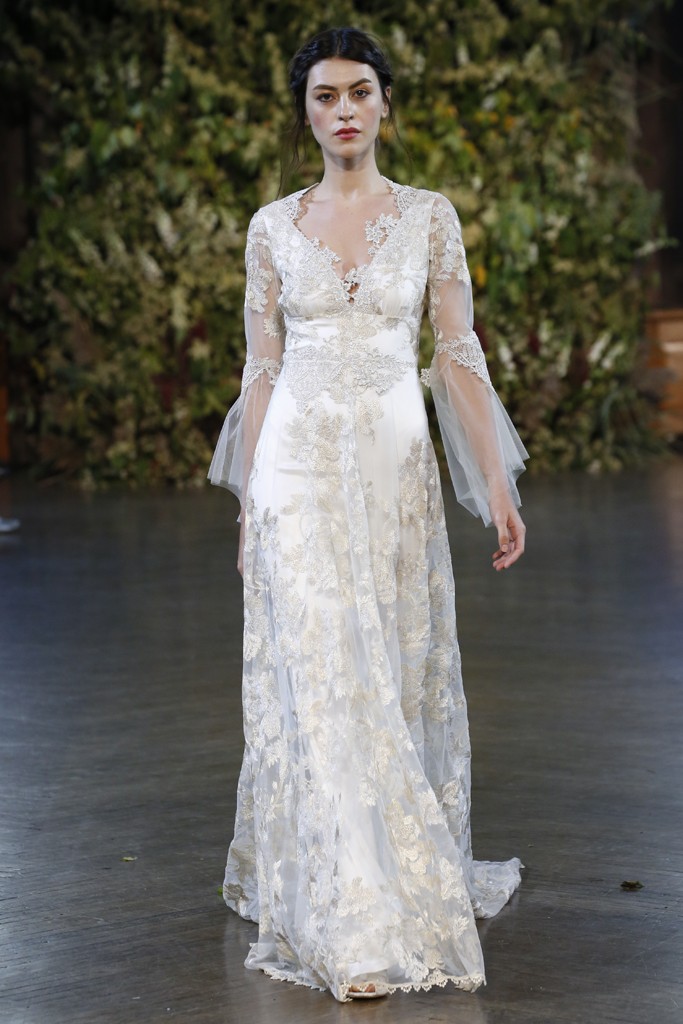 Claire Pettibone Bridal Fall 2015。克莱尔·佩蒂伯恩2015秋冬婚纱发布。