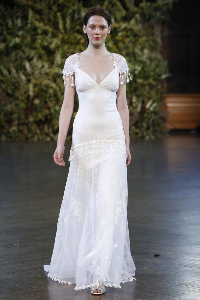 Claire Pettibone Bridal Fall 2015。克莱尔·佩蒂伯恩2015秋冬婚纱发布。