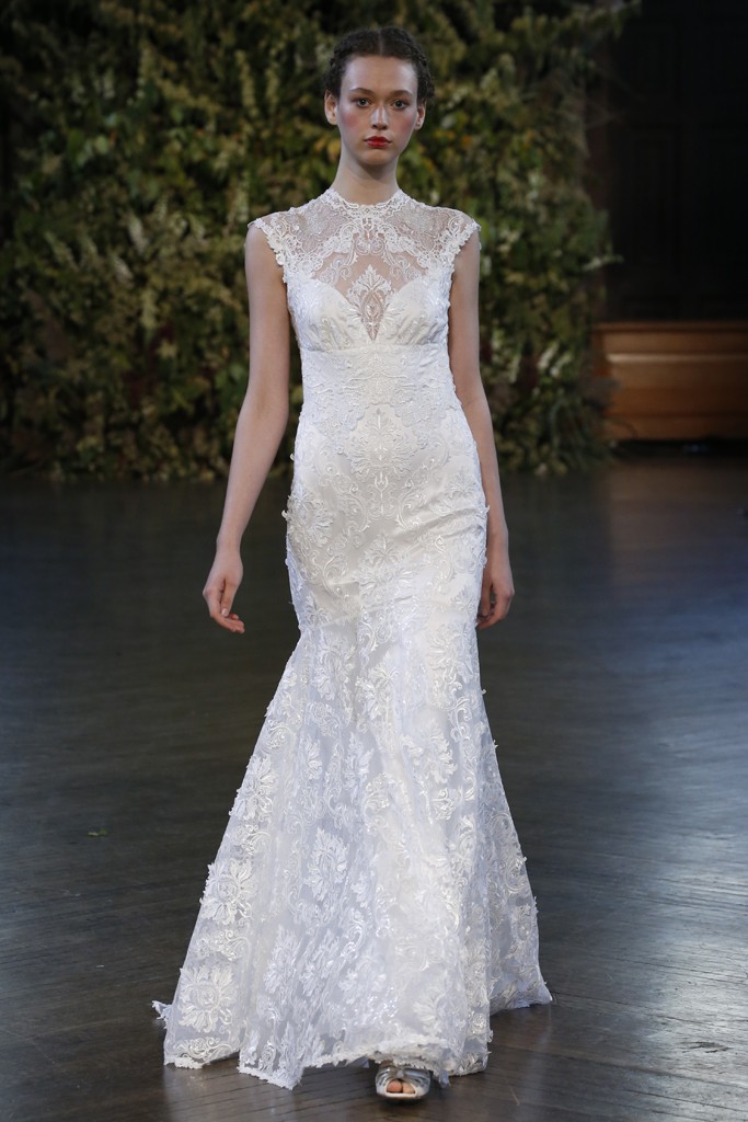 Claire Pettibone Bridal Fall 2015。克莱尔·佩蒂伯恩2015秋冬婚纱发布。