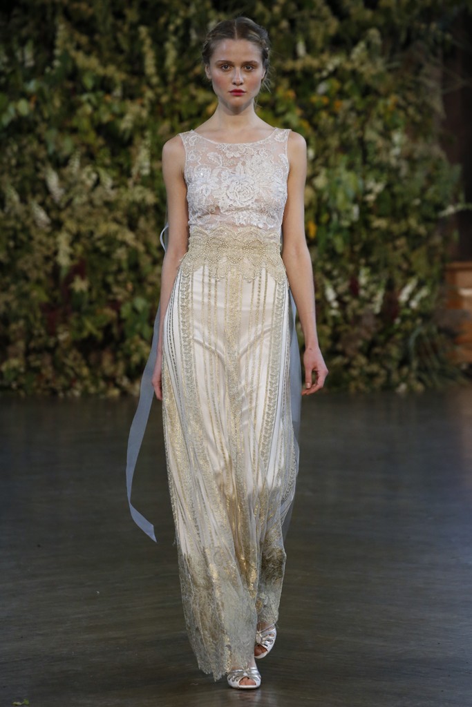 Claire Pettibone Bridal Fall 2015。克莱尔·佩蒂伯恩2015秋冬婚纱发布。