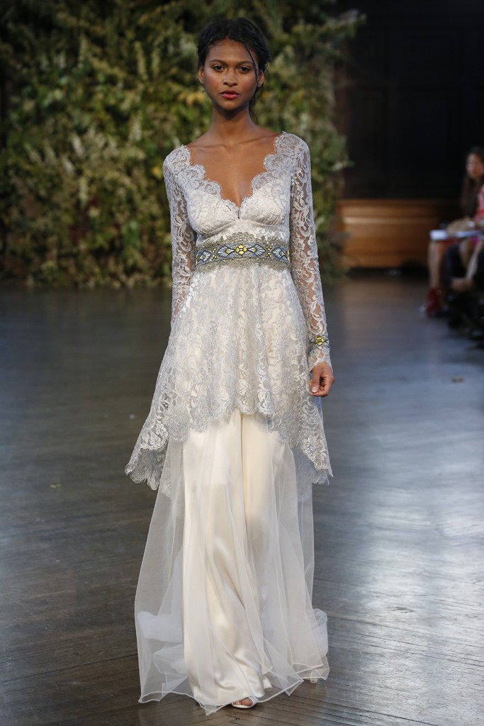 Claire Pettibone Bridal Fall 2015。克莱尔·佩蒂伯恩2015秋冬婚纱发布。