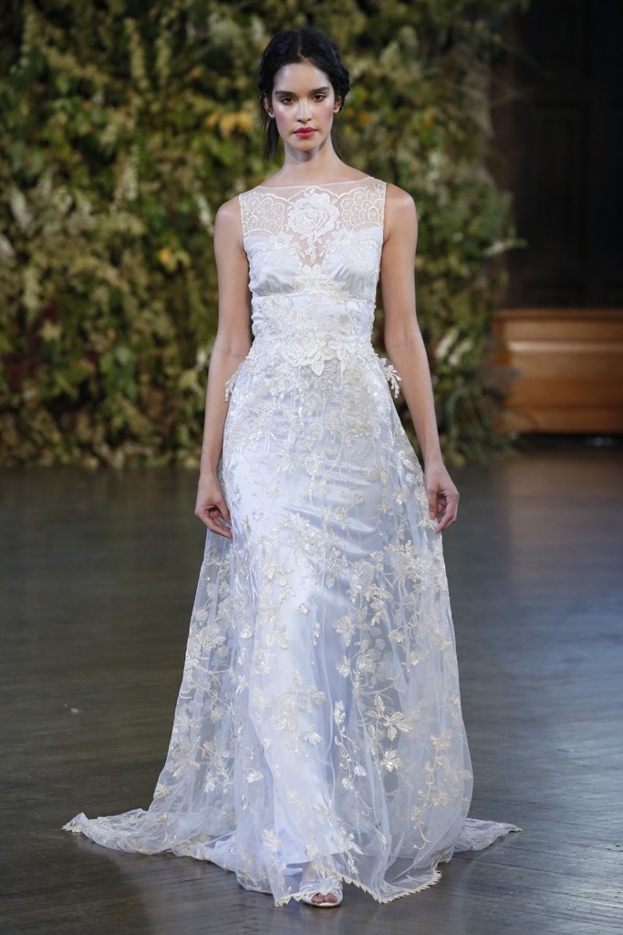 Claire Pettibone Bridal Fall 2015。克莱尔·佩蒂伯恩2015秋冬婚纱发布。