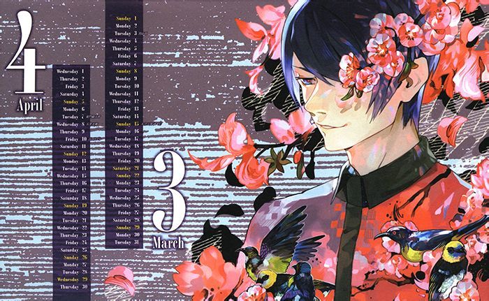 『东京喰种』2015年官方日历预览图！太美了！