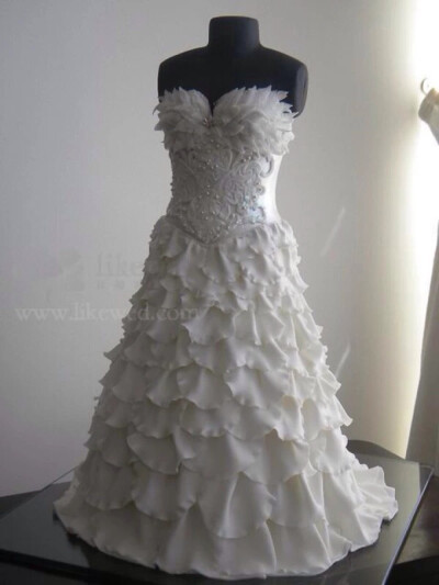 婚纱礼服造型 婚礼蛋糕