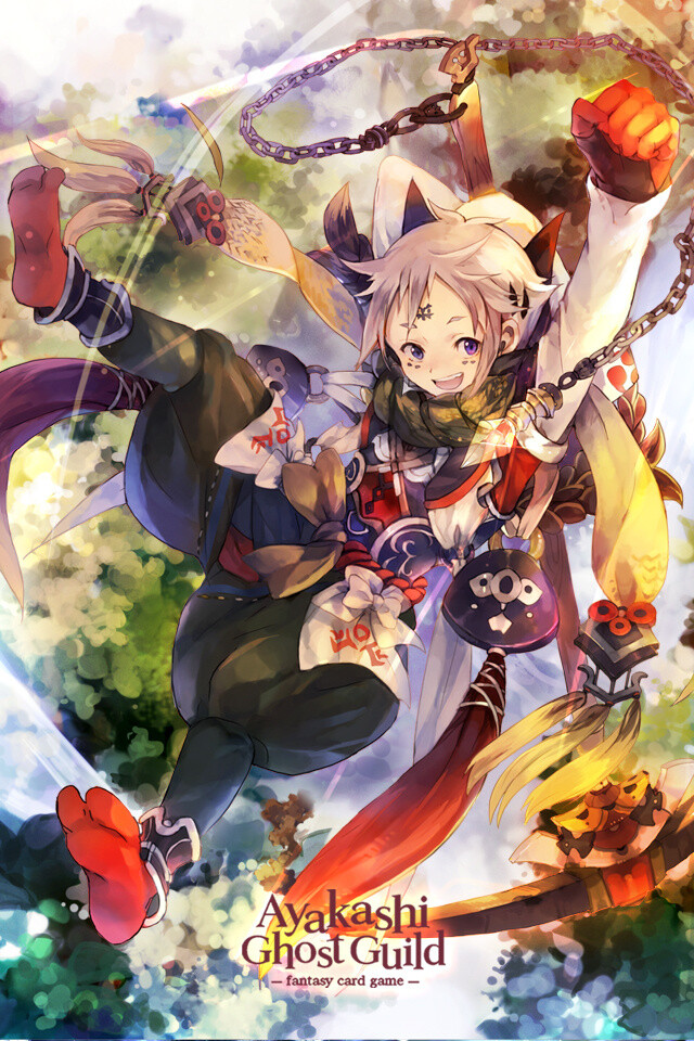 zynga卡牌游戏灵异阴阳录iphone壁纸少彦名神