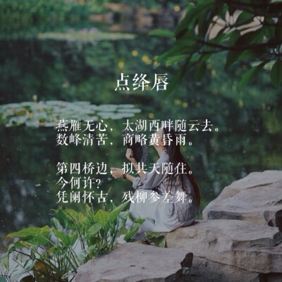 數(shù)峰清苦 商略黃昏雨